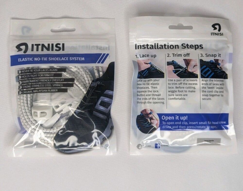 Itnisi Elastic No Tie Shoelace - White